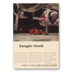1957 Merrill Lynch Print Ad | Hanger Check