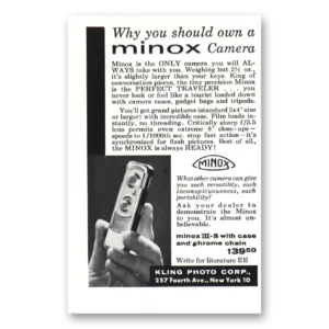 1957 Minox Camera Print Ad | Why You Should Own