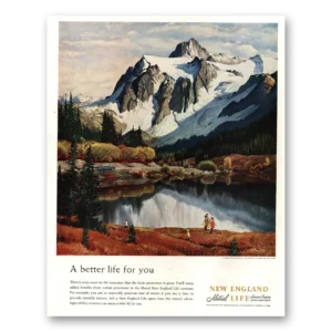 1957 New England Mutual Life Insurance Print Ad | Better Life