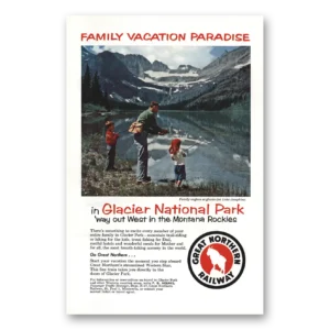 1957 Great Northern Railway Print Ad | Anglers Lake