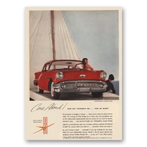 1957 Oldsmobile Print Ad | Come Aboard