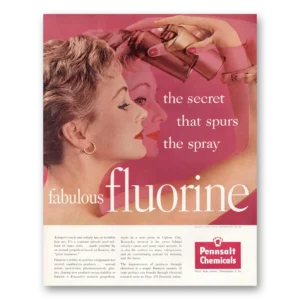1957 Pennsalt Chemicals Print Ad | Fabulous Fluorine