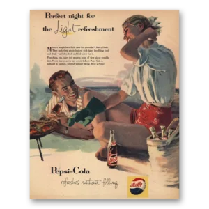 1957 Pepsi Print Ad | Perfect Night