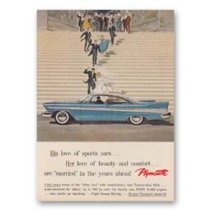 1957 Plymouth Fury Print Ad | Love Sports Cars