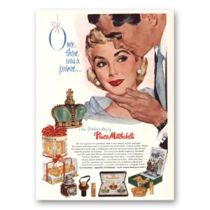 1957 Prince Matchabelli Perfume Print Ad | Prince