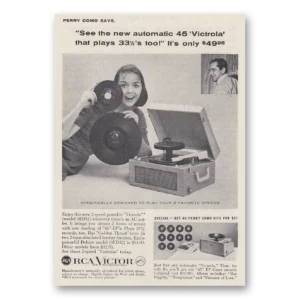 1957 RCA Victor Print Ad | Automatic 45