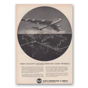 1957 RCA Radios Print Ad | Flight Heard