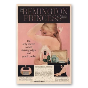 1957 Remington Rand Electric Shaver Print Ad | Only Shaver