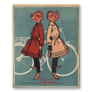 1957 Tidy Teens Print Ad | Continental Coats
