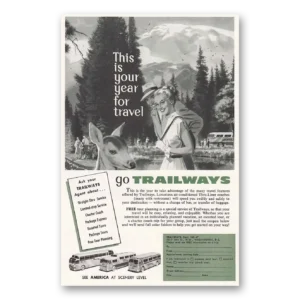 1957 Trailways Print Ad | Your Year