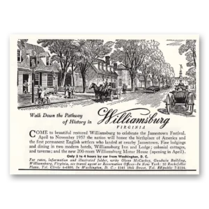 1957 Virginia Print Ad | Walk Pathway