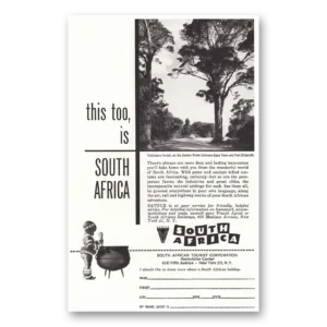 1958 South Africa Print Ad | Cape Town