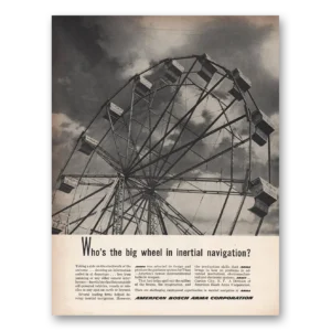 1958 American Bosch Arma Print Ad | Big Wheel
