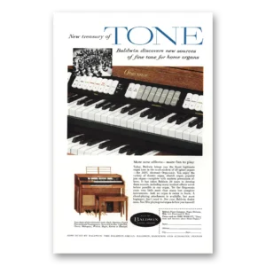 1958 Baldwin Orgasonic Organ Print Ad | Treasury Tone