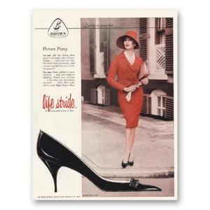 1958 Life Stride Shoes Print Ad | Picture Pump