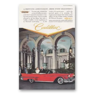 1958 Cadillac Print Ad | Achievement