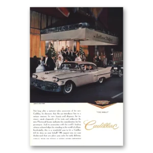 1958 Cadillac Print Ad | Nan Duskin