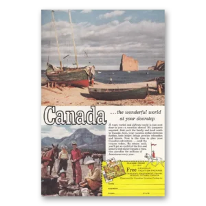 1958 Canada Print Ad | Wonderful World