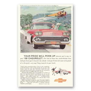 1958 Chevrolet Bel Air Print Ad | Perk Up