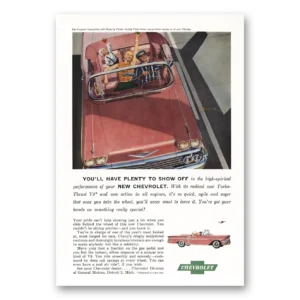 1958 Chevrolet Impala Print Ad | Show Off