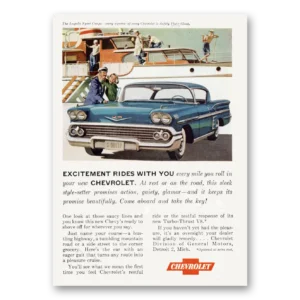1958 Chevrolet Impala Print Ad | Excitement Rides