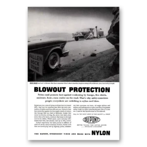 1958 DuPont Print Ad | Fallen Rock