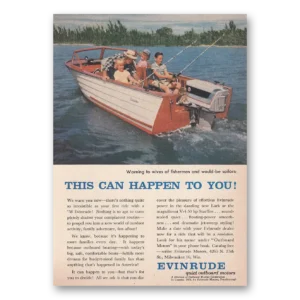 1958 Evinrude Print Ad | Can Happen