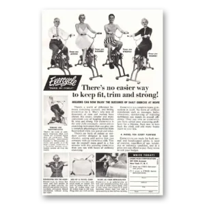 1958 Exercycle Print Ad | Keep Fit Trim