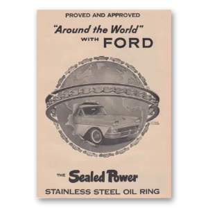 1958 Ford Motor Company Print Ad | Sealed Power