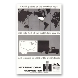 1958 International Trucks Print Ad | American Way