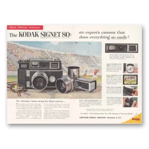 1958 Kodak Signet Camera Print Ad | Experts Camera