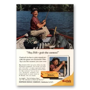 1958 Kodak Film Print Ad | Hey Bill