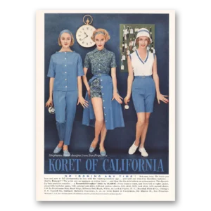 1958 Koret of California Print Ad | San Francisco