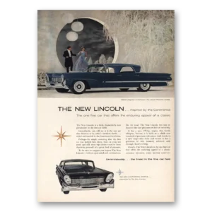 1957 Lincoln Premiere Landau Print Ad | Inspired Continental