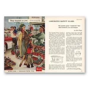 1958 Monsanto Print Ad | Drive Safely