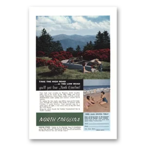 1958 North Carolina Print Ad | High Road