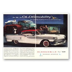 1957 Oldsmobile Holiday Print Ad | Oldsmobility