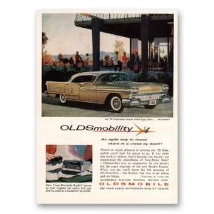 1958 Oldsmobile Print Ad | Oldsmobility
