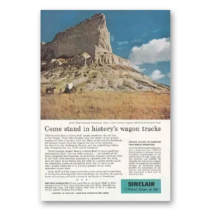 1958 Sinclair Print Ad | Scotts Bluff