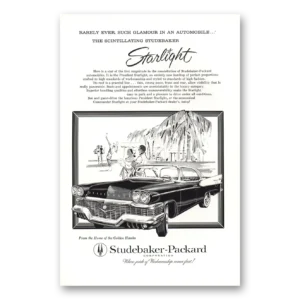 1958 Studebaker Golden Hawk Print Ad | Starlight