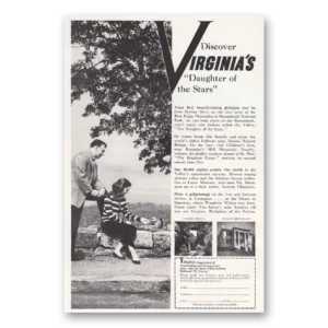 1958 Virginia Print Ad | Daughter Stars