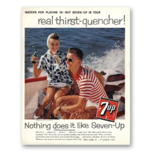 1959 7Up Print Ad | Waters For Playing In