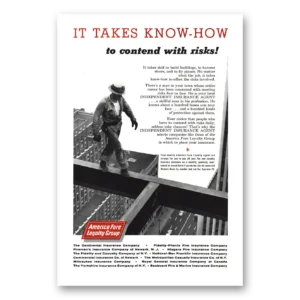 1959 America Fore Insurance Print Ad | Loyalty Group