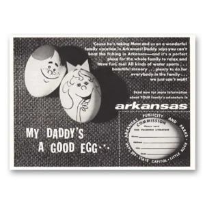 1959 Arkansas Print Ad | Good Egg