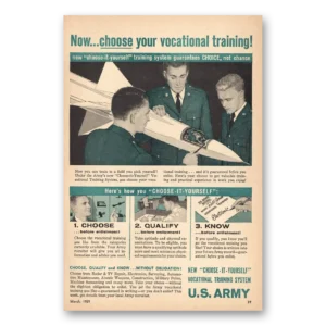 1959 US Army Print Ad | Vocational Training