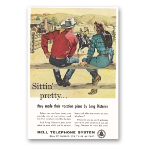1959 Bell Telephone Print Ad | Sittin Pretty