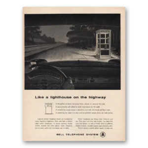 1959 Bell Telephone Print Ad | Lighthouse
