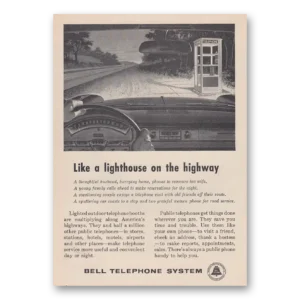 1959 Bell Telephone Print Ad | Lighthouse Highway