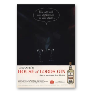 1959 House of Lords Print Ad | Tell Difference