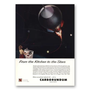 1959 Carborundum Metals Print Ad | Kitchen To The Stars